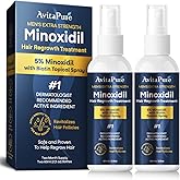 5% Minoxidil for Men Hair Growth Spray, Extra Strength Hair Regrowth Treatment for Men to Combat Hair Loss and Thinning