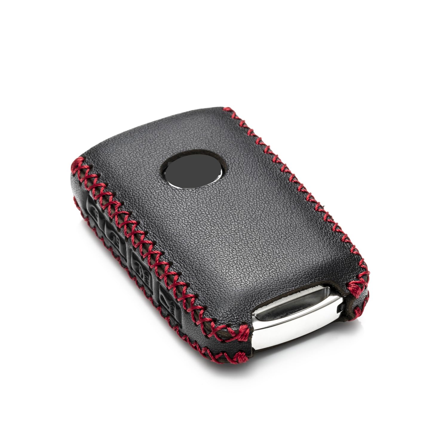 Vitodeco Genuine Leather Smart Key Fob Case Cover Protector Compatible With Mazda 3, Mazda 3