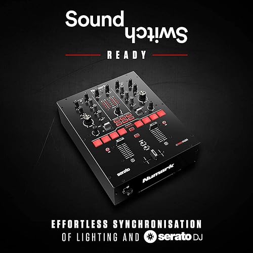 Numark Scratch | Two-Channel DJ Scratch Mixer for Serato DJ Pro