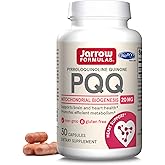 Jarrow Formulas® PQQ 20 mg, Dietary Supplement, Heart, Brain, and Metabolism Support, 30 Veggie Capsules, 30 Day Supply