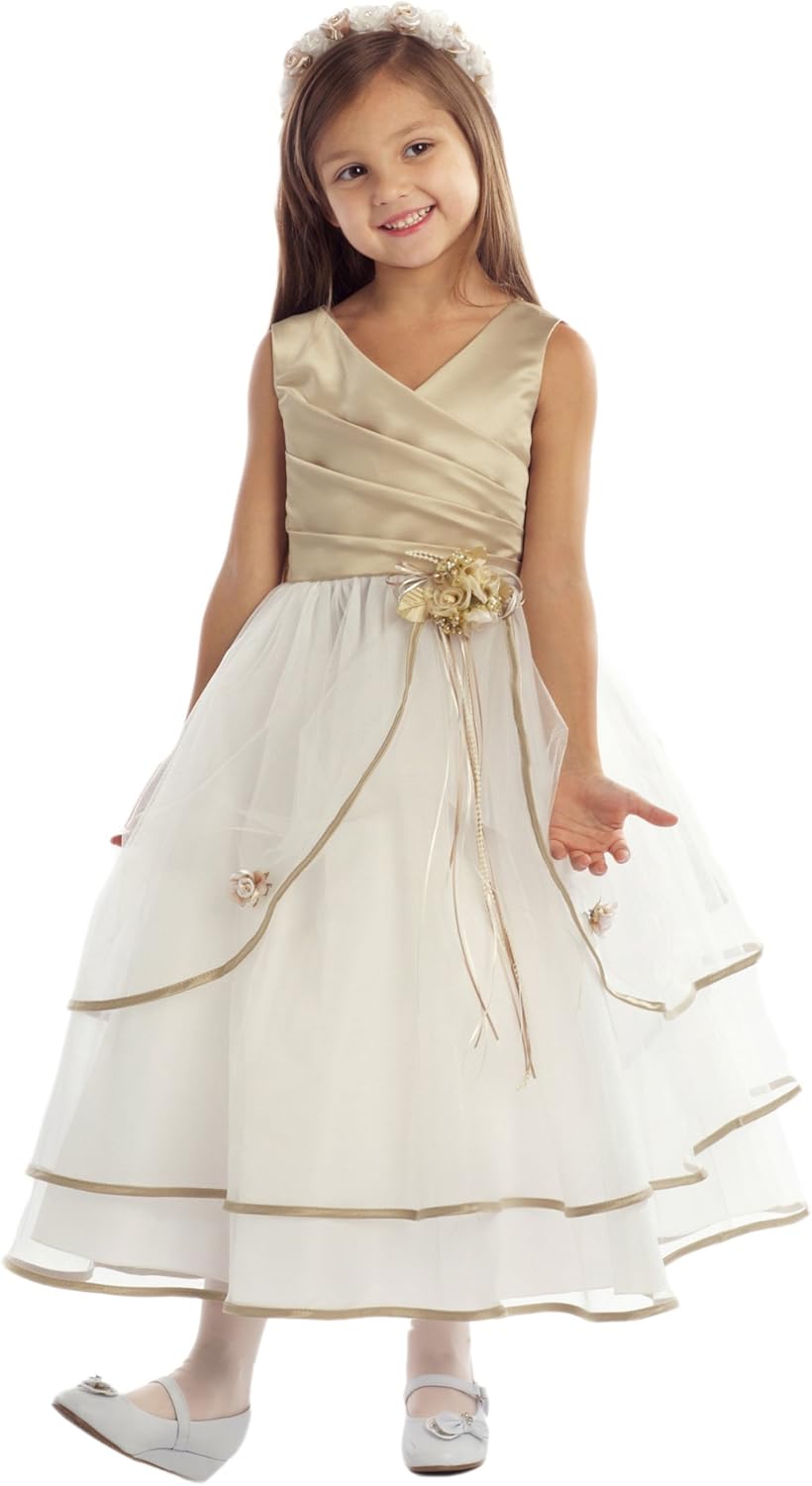 ivory girls dress