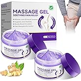 Joint Purple Gel,Massage Gel Joint Pain,Soothing Massage Gel,Turmeric Extract for Back, Knees, Lumbar, Neck, Hands, and Feet,Joint Activities Throughout The Body (2 Pack)