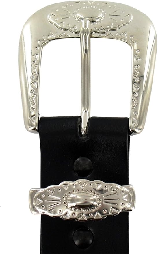 Men's 'Western' Leather Belt Amazon.co.uk Clothing