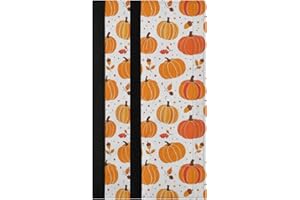 Caikeny Refrigerator Door Handle Covers 2PCS Autumn Pumpkin Kitchen Appliance Handles Protector Gloves Door Cloth Home Decor for Fridge Oven Dishwasher Microwave