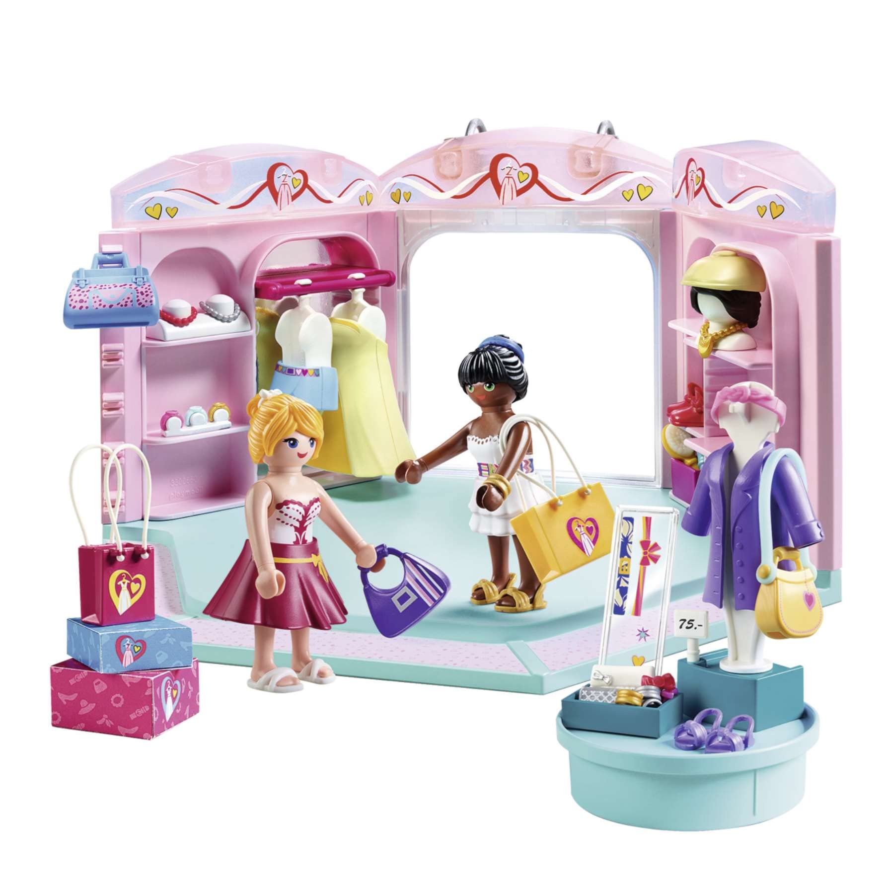 Playmobil 70591 City Life Fashion Store, Fun Imaginative Role-Play, PlaySets Suitable for Children Ages 4+