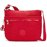 Kipling womens WomenÃ‚â€™s Arto Bag, Lightweight Everyday Purse, Casual Nylon Shoulder crossbody bag, Red Rouge, Medium US