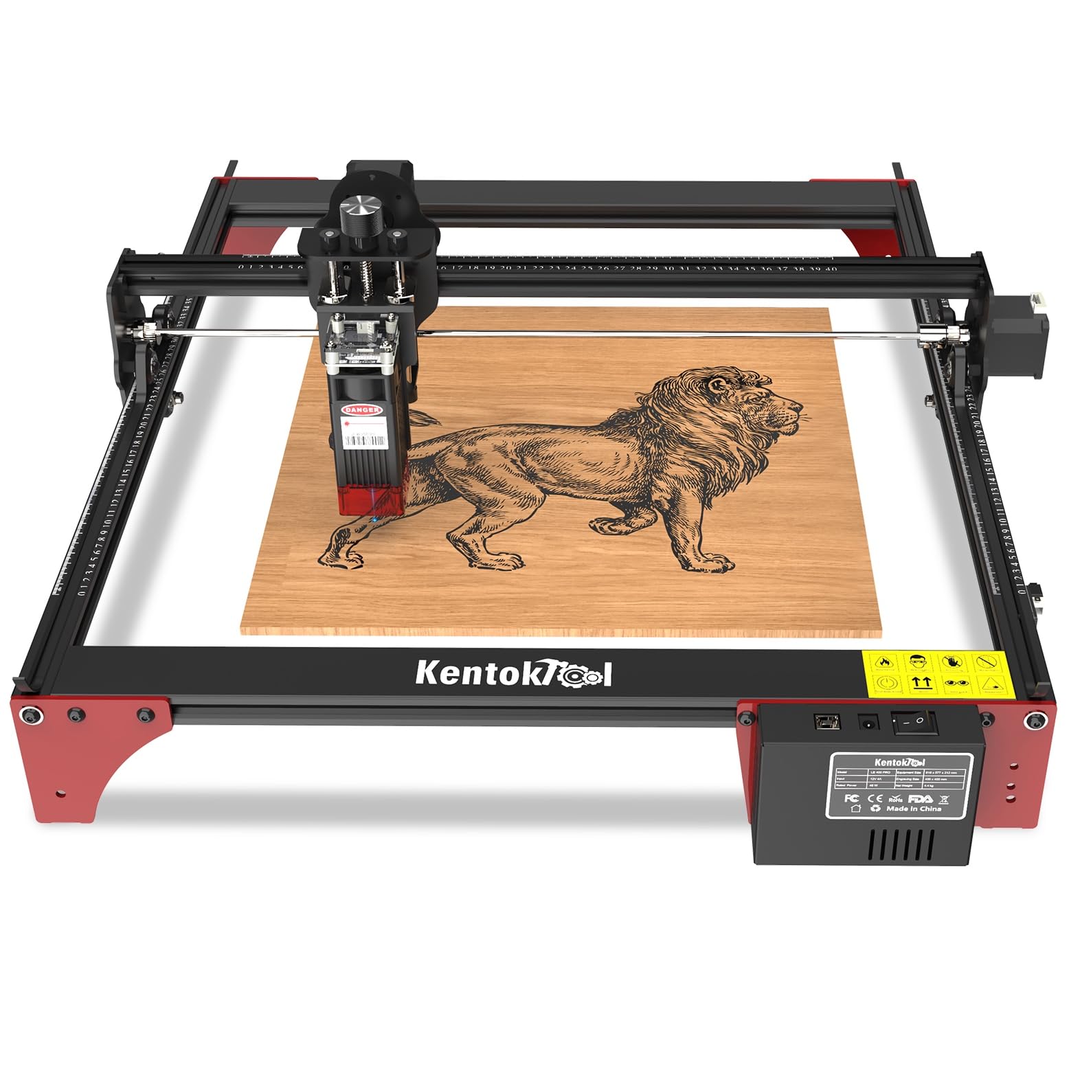 5.5W Laser Engraver, LE400PRO 50W High Accuracy Laser Engraving Machine