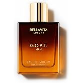 Bellavita Luxury G.O.A.T. Eau de Parfum | 100 ml (3.4 fl.oz.) | Perfume for Men | Citrus, Bergamot, Patchouli, and Vetiver Notes | Long Lasting Men's Fragrance