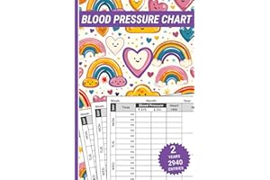 Blood Pressure Chart: Blank Sheets Book.