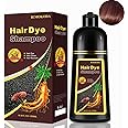 Cherry Brown Hair Dye Shampoo 3 in 1, Magic Reddish Brown Color Shampoo for Women Men, Instant Hair Dye Shampoo Colors Hair in Minutes, Color Shampoo Hair Dye, Natural Formula for All Hair Types