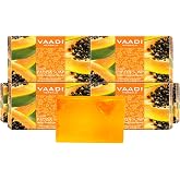 Vaadi Herbals Fresh Papaya Soap, 75g (Pack of 6)