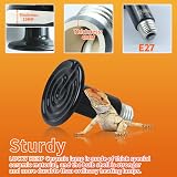 LUCKY HERP Ceramic Heat Emitter 150W Reptile Bulbs 2Pack E27 Vivarium view 5