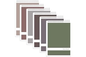 slapaflife Top Spiral Steno Pads 6x9 Inches, Steno Pads Spiral,Gregg Rule,80 Sheets,Steno Notebooks Top Spiral for School,University,Work,Office