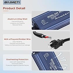 LED Driver 12V, BRIMETI LED Power Supply 300W
