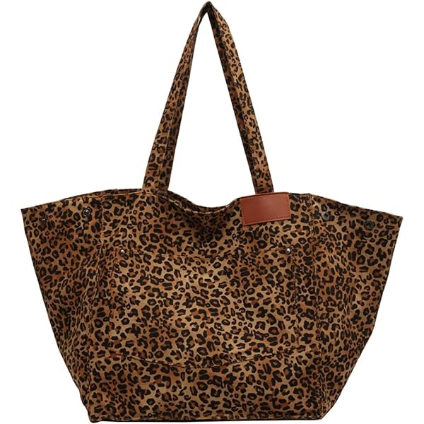 Amazon.com: MakeMeChic Women's Leopard Tote Bag Cheetah