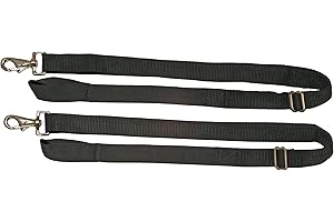 WeatherBeeta Replacement Elastic Leg Strap 1 Snap, Pair, Black, Pair