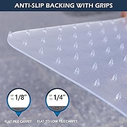 SALLOUS Chair Mat for Carpet, 36" x 48" Office