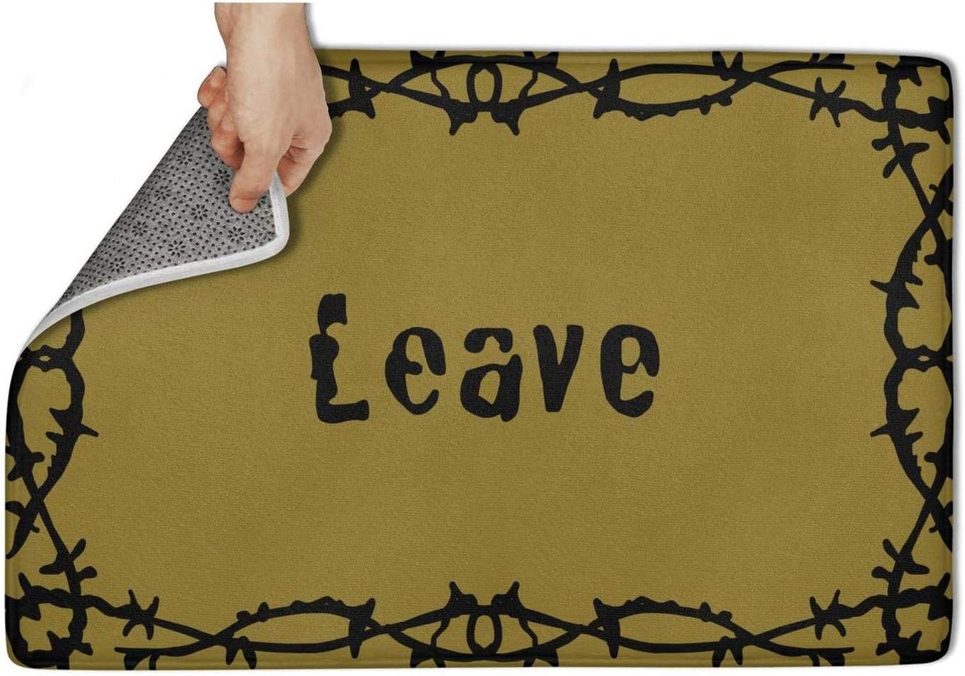 HRIE Patio Entry Ways Cal Leave Door Mat Inside