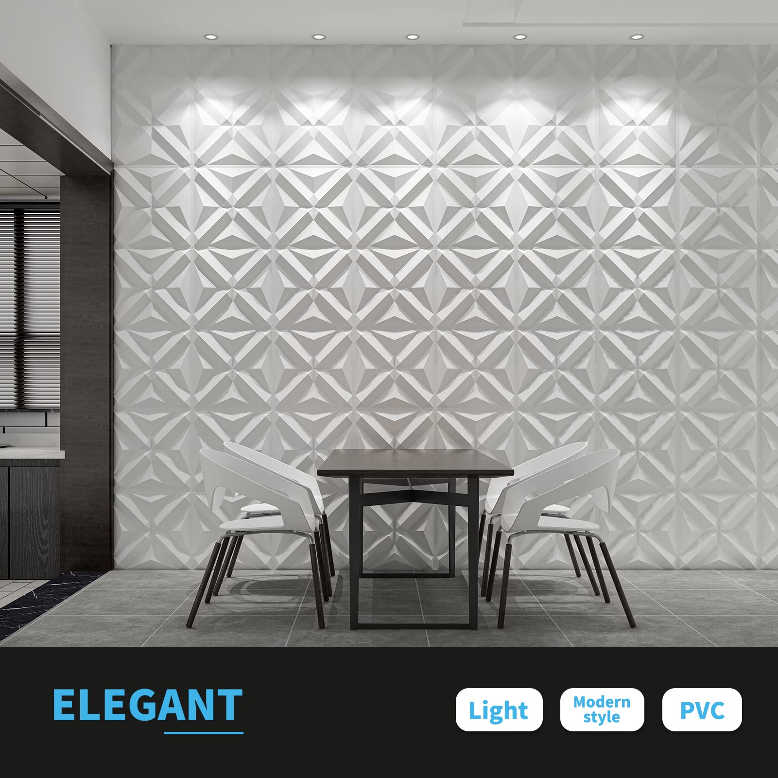 Mua Art3d Textures Decorative 3D Wall Panels Sheets Diamond Design in ...