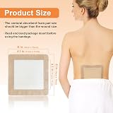 CARBOU 5Pcs Silicone Foam Dressing 6x6 inch Waterproof Wound Care view 2