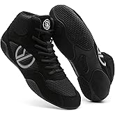Men's Wrestling Shoes with Lightweight,Sdtdid Boxing Shoes Made of Micro Suede for Gym,Powerlifting,Bodybuilding,Training Etc.