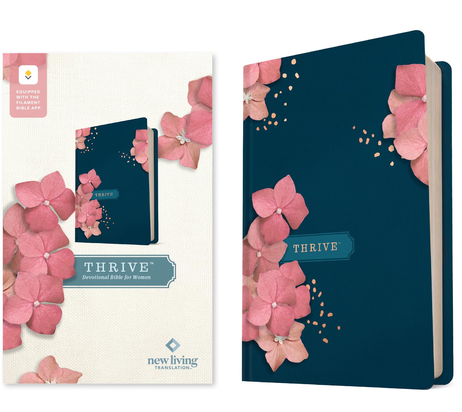 NLT THRIVE Devotional Bible for Women, Filament Enabled (Hardcover) Image
