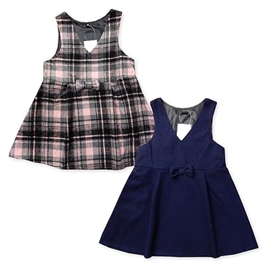 Amazon ネイビー 120cm 子供服 女の子 ジャンパースカート