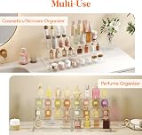 Lifewit Clear Display Stand 12 Inch 4-Tier Plastic Riser for Vanity view 2