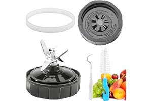 1-Pack 7 Fins Extractor Blade Assembly for Ninja Blender Replacement Parts, 3.94in/10cm Blender Blade Compatible with Ninja B