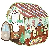 Homfu Play Tent for Kids for Indoor Outdoor Playhouse Boys Girls Child Gingerbread House