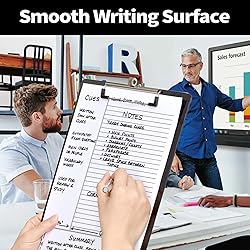 Sooez Plastic Clipboard with Pen