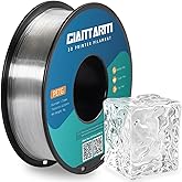 GIANTARM PETG Filament 1.75, Clear Transparent PETG Filament 1.75mm 1kg(2.2lb), Toughness Enhanced, Dimensional Accuracy +/-0.02mm, Vacuum Package