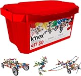 Basic Fun K'NEX Creation Zone Building Set 417 Pieces Storage Tub 50 Models view 1