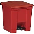 Rubbermaid Red 8 Gal Step-On Container