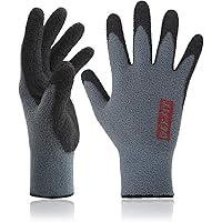 DEX FIT Warm Fleece Work Gloves NR450, Comfort Spandex Stretch Fit, Power Grip, Thin & Lightweight, Durable Water-Based…