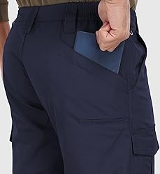 SPOSULEI Men's Cargo Work Pants Waterproof Ripstop