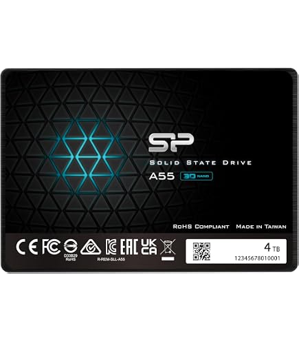 Silicon Power 4TB SSD 3D NAND A58 Performance Boost SATA III 2.5