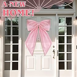 Breling Giant Car Pink Bow 28 Inch Satin Giant Bow