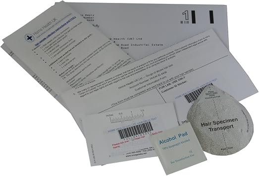 Home Hair Drug Test Kit Tests For Cocaine Cannabis Heroin Speed