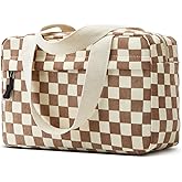 ZOEMTIU Large Makeup Bag for Women Corduroy Cosmetic bag Make up Bags Zipper Pouch with handle Cosmetic Organizer Toiletry Bag for Travel Storage