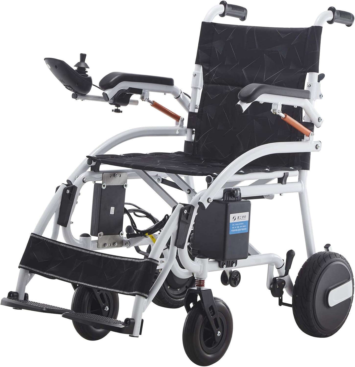 2020 Lightweight Electric Power Wheelchair Mobility Scooter, Aviation Travel Safe Motorized Electric Wheelchair Mobility Aid (Black): Health & Personal Care