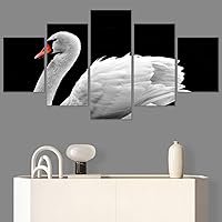 SIGNWIN 5 Panel Canvas Wall Art Modern Art Birds Bohemian Expressive Multicolor Photography Single for Home Decorations Ready to Hang - 60