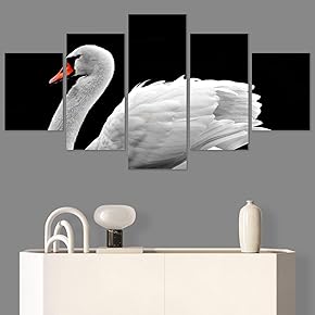 SIGNWIN 5 Panel Canvas Wall Art Modern Art...