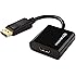 Cable Matters Gold Plated Active DisplayPort to HDMI Male to Female Adapter Supporting Eyefinity Technology & 4K Resolution