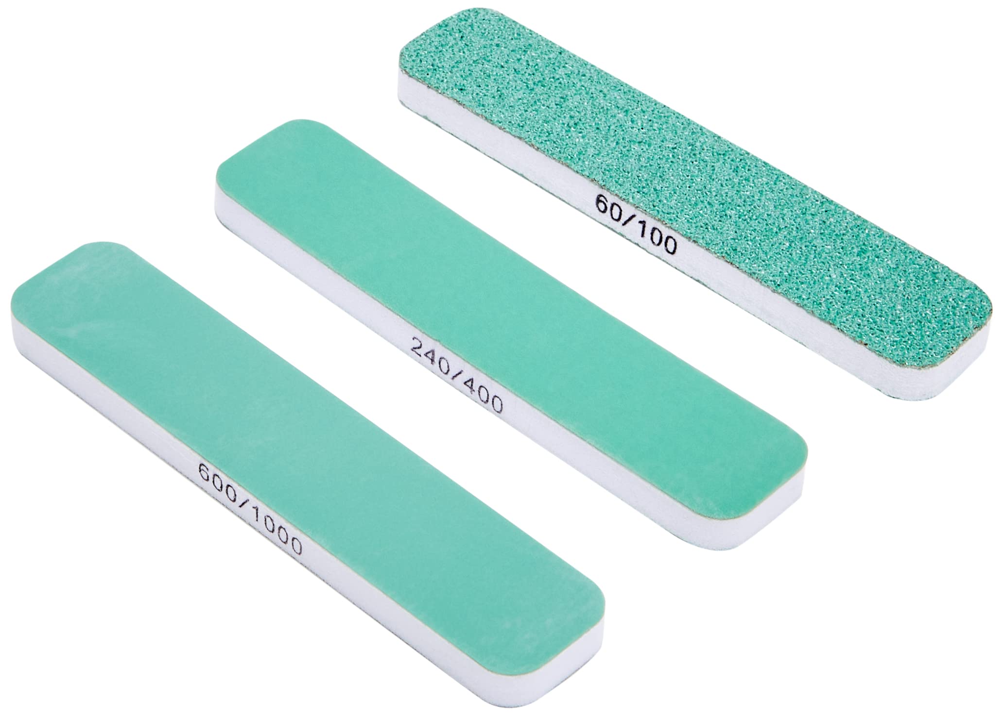 Modelcraft PAB1000 Extra Flexi Slim-Line Sanders x3, Green & White, 1.9 x 0.6 x 9 cm