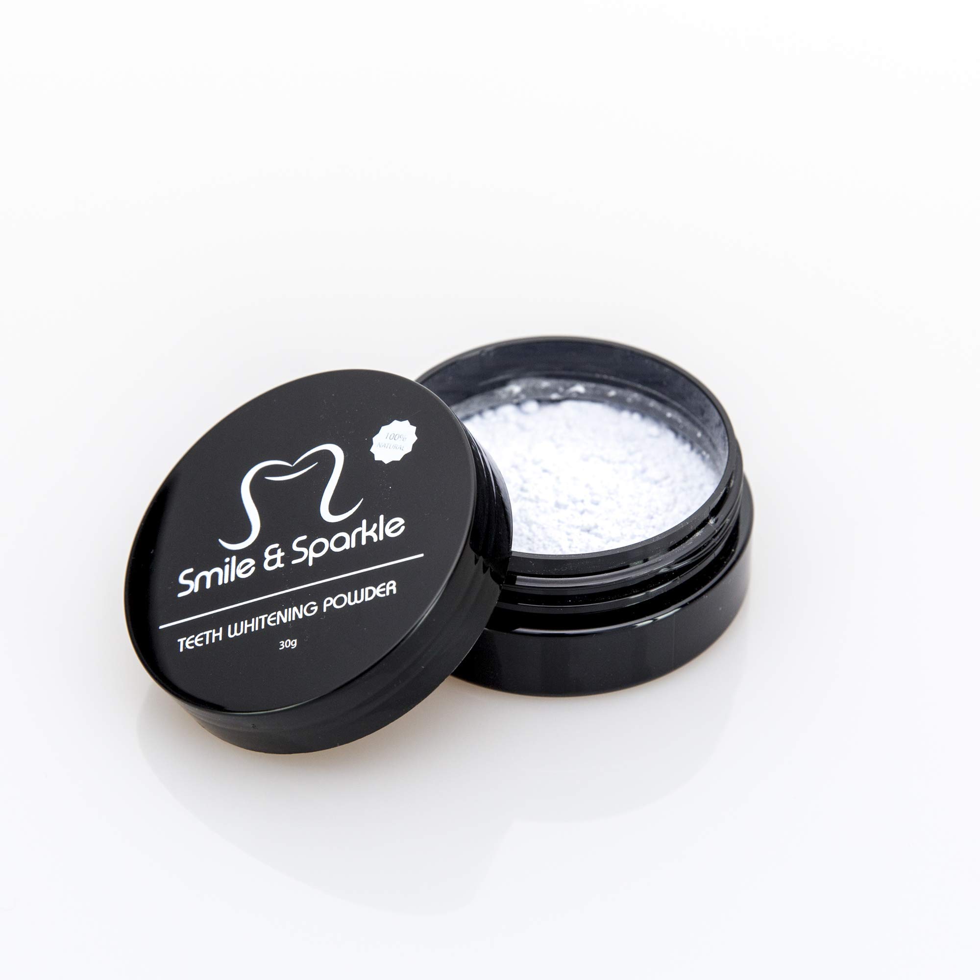 SMILE & SPARKLE Teeth Brightening Whitening Powder 30g Mint Flavour 6 Months Supply