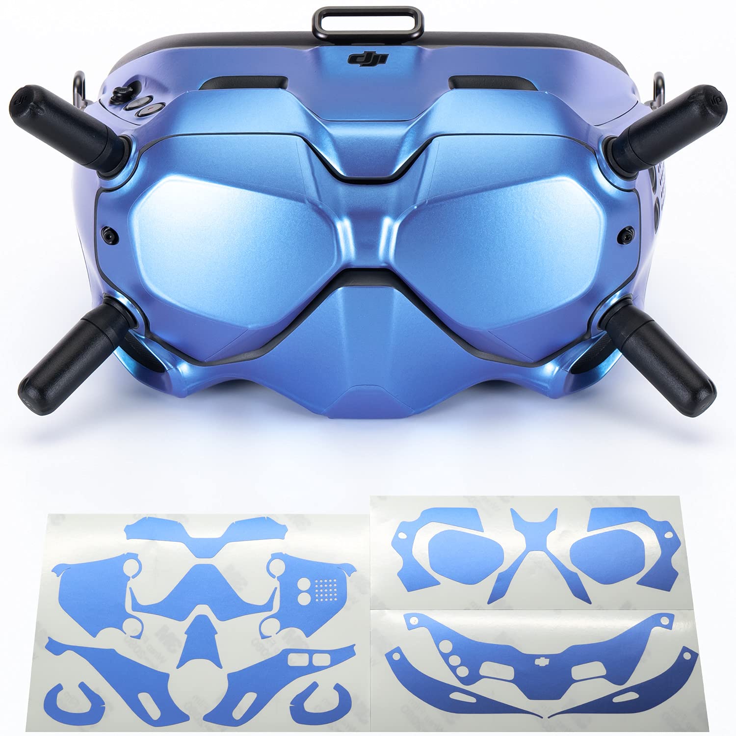 WRAPGRADE Skin Compatible with DJI FPV | Goggles V2 (CELESTE BLUE)