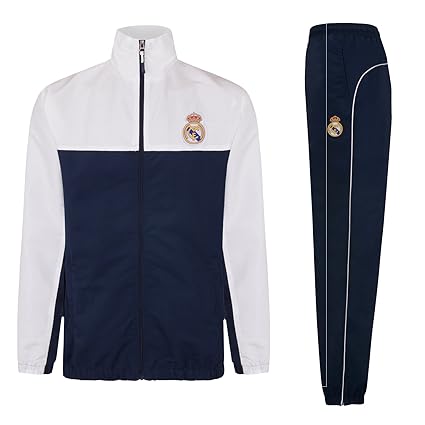 Real Madrid - Jungen Trainingsanzug - Jacke & Hose - Offizielles Merchandise - Geschenk für Fußballfans