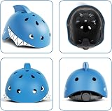 XJD Kids Helmet Shark XS CE Certified Adjustable Helmet for Bikes Skateboard view 2