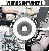 TUAKIMCE Inflatable Donut Ring Cushion Hemorrhoid Seat Pillow view 3
